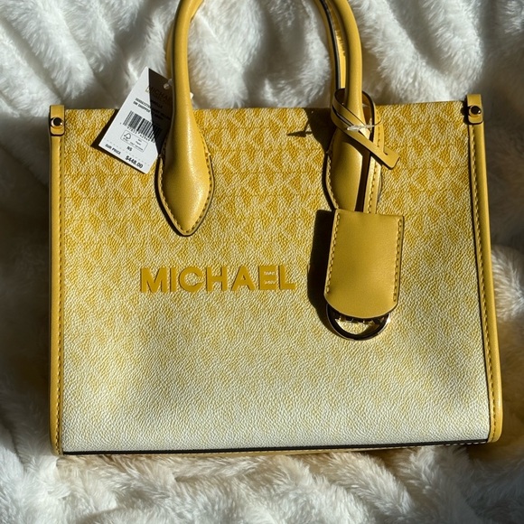 Michael Kors Mirella Yellow Ombré Crossbody - Picture 2 of 6